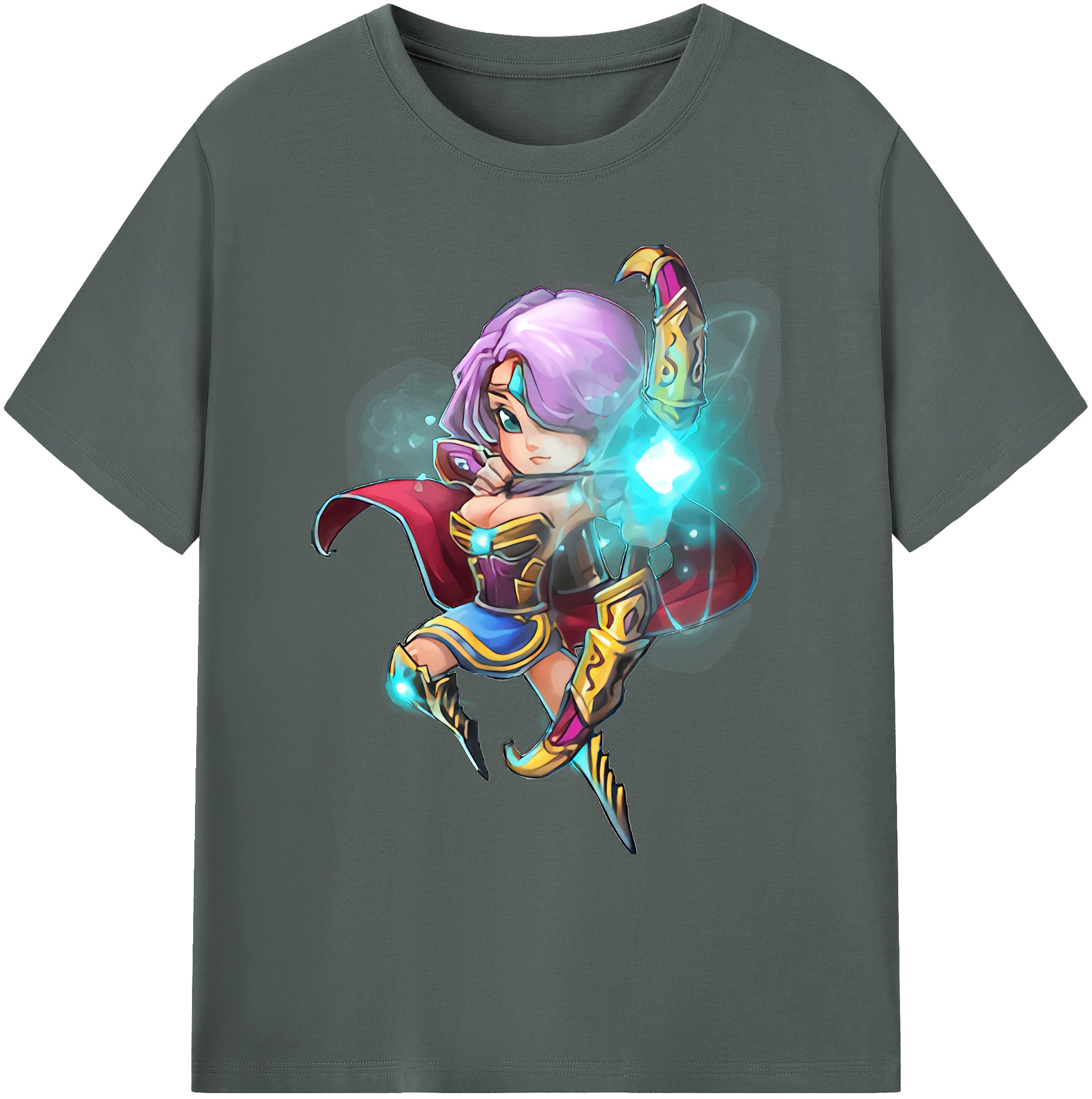 リーグ・オブ・レジェンド League of Legends LOL 綿100％ メンズ半袖Tシャツ｜肌触りやわらか＆通気性